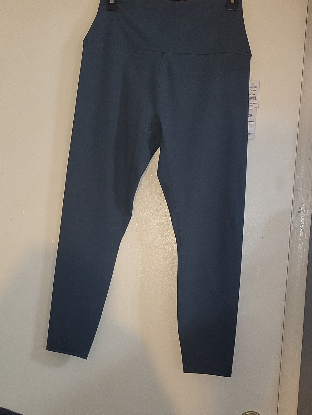 RBX High-Waist Full-Length Leggings in Teal Blue